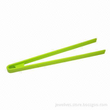 Fresh Green Silicone Cooking Food Tongs